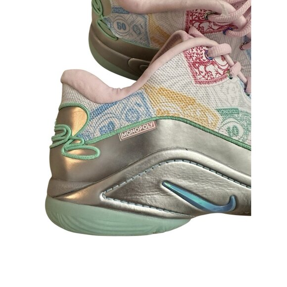 Nike Monopoly Lebron XXII 22 EP QS Money Currency Shoes FZ1097-100 Size 18 - Picture 2 of 9